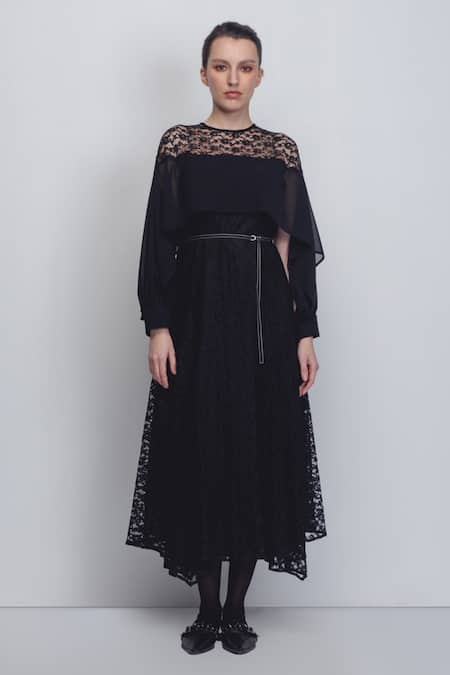 Leh Studios Cath Floral Lace Embellished Dress 