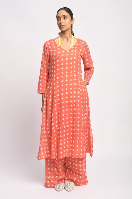 JAYATI GOENKA Sunkissed Printed Kurta & Pant Set 