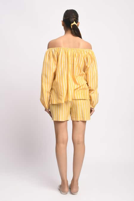 JAYATI GOENKA Sandy Printed Top & Shorts Set 