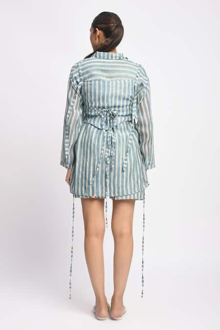 JAYATI GOENKA Sky Printed Shirt & Pant Set 