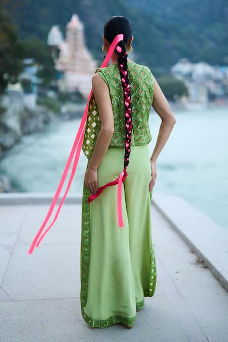 Surily G Short Waistcoat & Jumpsuit Set 