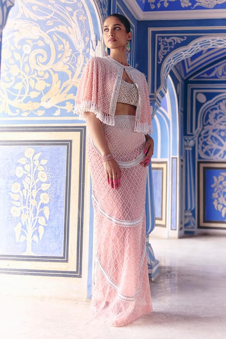 Surily G Embellished Bralette & Skirt Set 