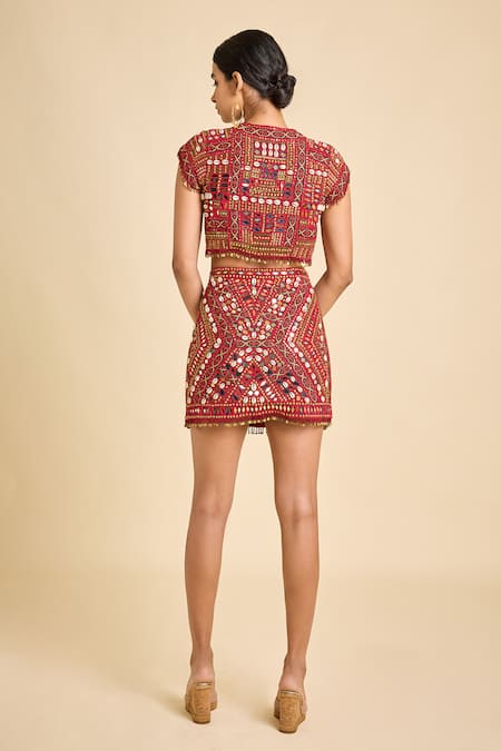 Surily G Gypset Embellished Skirt 