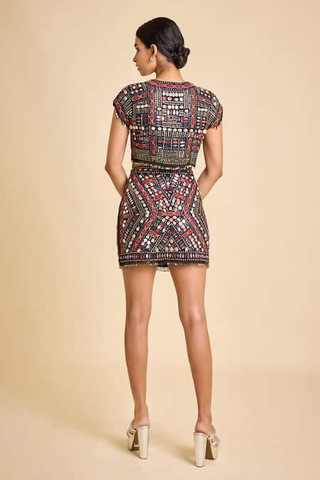 Surily G Embellished Crepe Jacket 