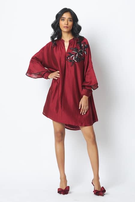 Madder Much Regina Embroidered Swing Dress 
