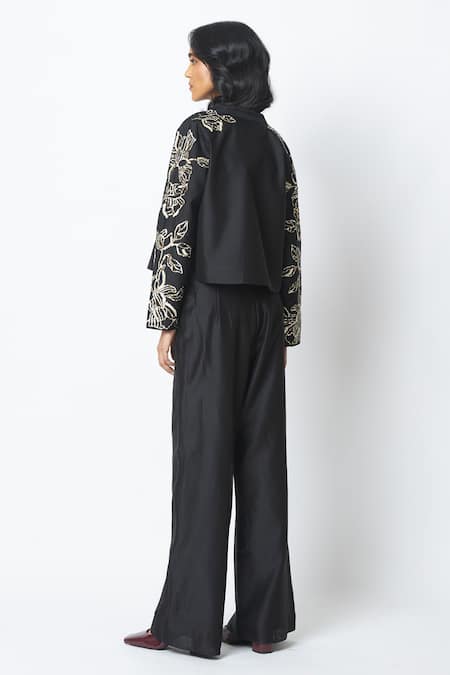 Madder Much Teresa Sequin Work Short Jacket & Pant Set 