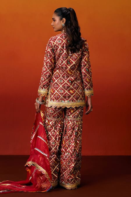 Evra By Nikita Patola Print Kurta Set 