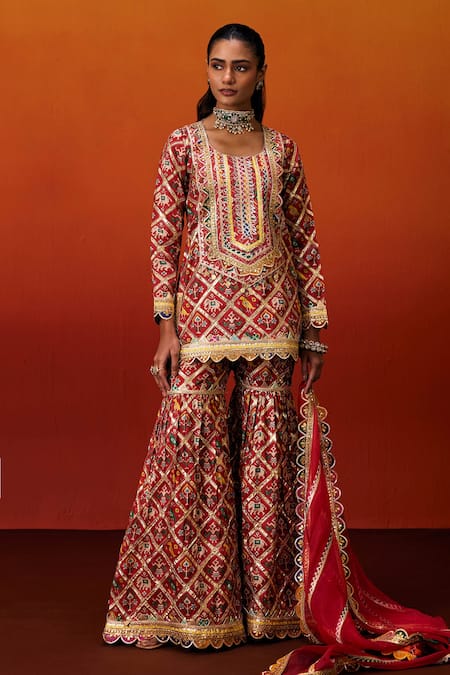 Evra By Nikita Patola Print Kurta Set 