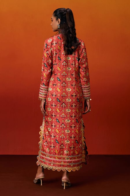 Evra By Nikita Patola Print Kaftan 