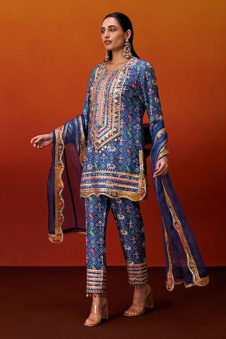 Evra By Nikita Patola Print Kurta Set 