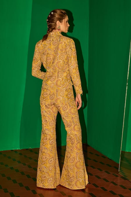 Evra By Nikita Threadwork Embroidered Blazer & Pant Set 