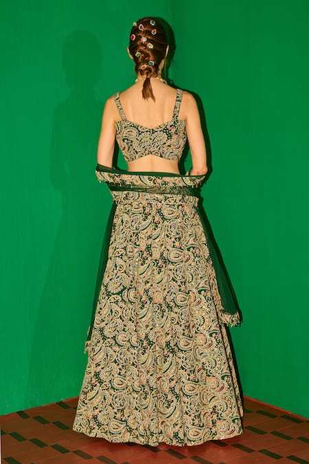 Evra By Nikita Paisley Embroidered Lehenga Set 