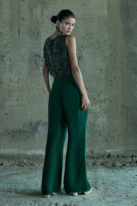 Istya Embroidered Short Jacket Set 