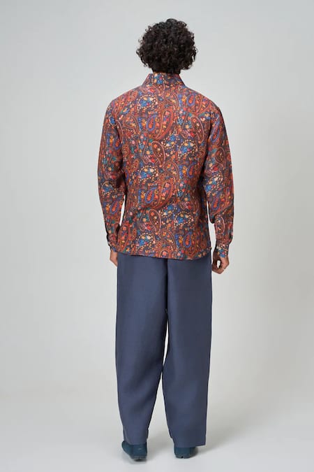 Honey&Me Autumn Hues Linen Shirt 