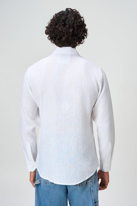 Honey&Me Hand Embroidered Linen Shirt