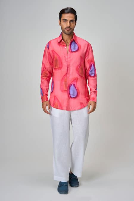 Honey&Me Ethereal White Linen Trouser 