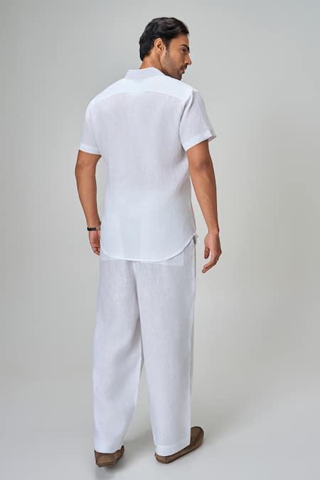 Honey&Me Hand Embroidered Linen Shirt 