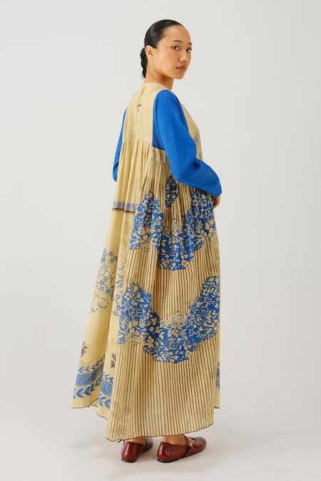 Cord Frida Bluebell Print Dress 