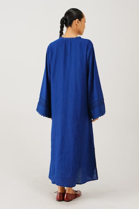 Cord Jolene Rose Placement Embroidered Dress 