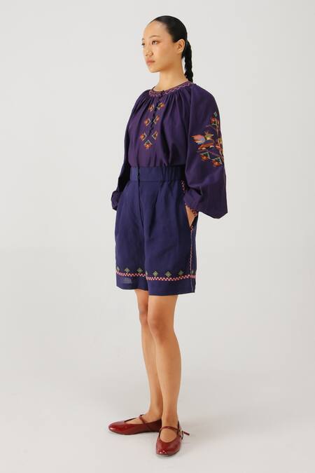 Cord Wide Legged Shorts 