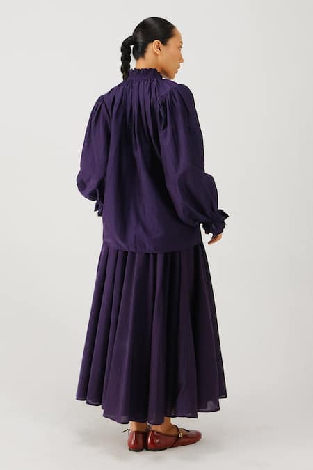 Cord Emily Folk Embroidered Skirt 