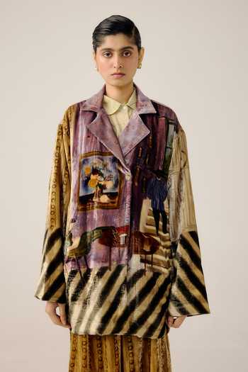 Cord Lisbon Living Room Print Jacket 