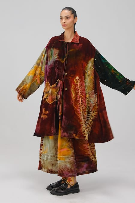 Cord Seoul X-Ray Print Overcoat 