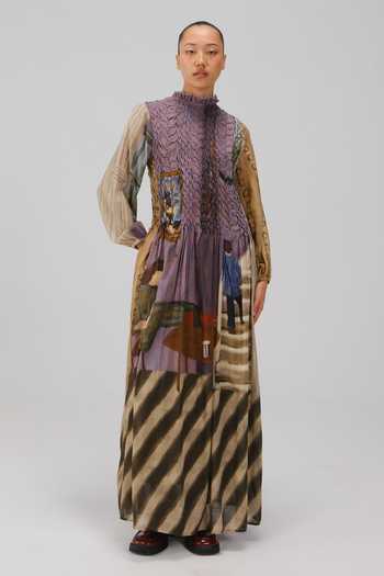 Cord June Living Room Print Dress 