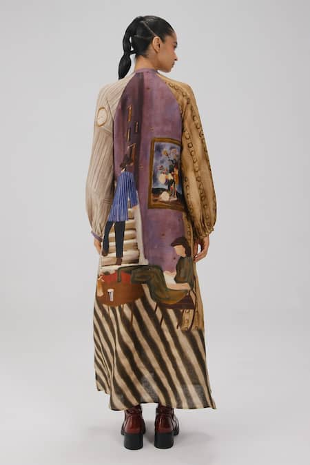 Cord Goa Living Room Print Dress 