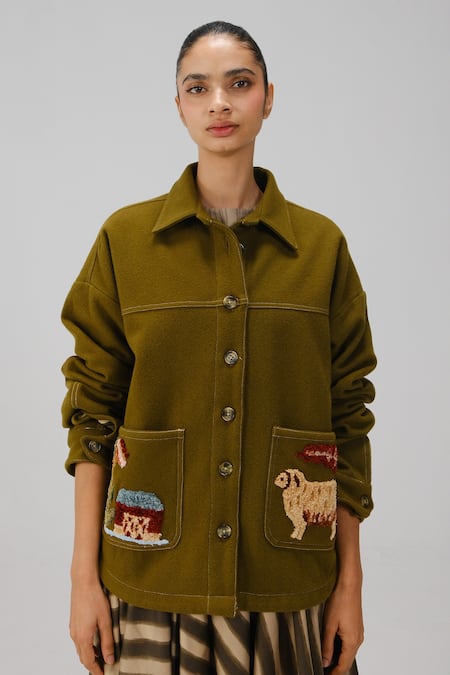 Cord Ava Countryside Embroidered Jacket 