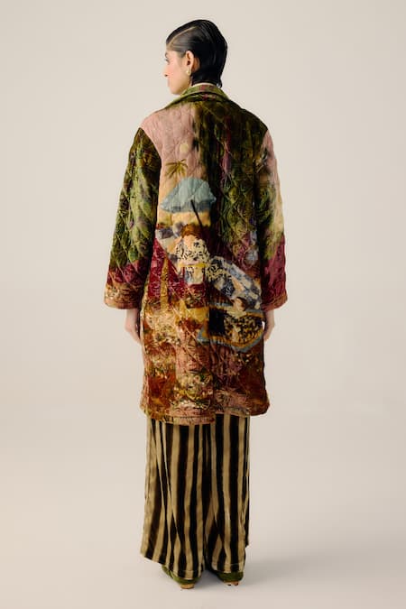 Cord Norma Lakeside Print Jacket & Pant Set 