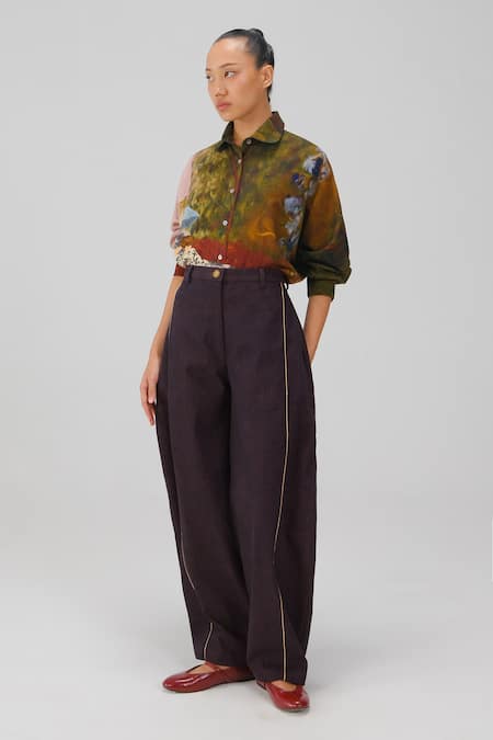 Cord Cherry Cola Denim Keg Pant 