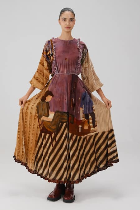 Cord Alice Living Room Print Dress 