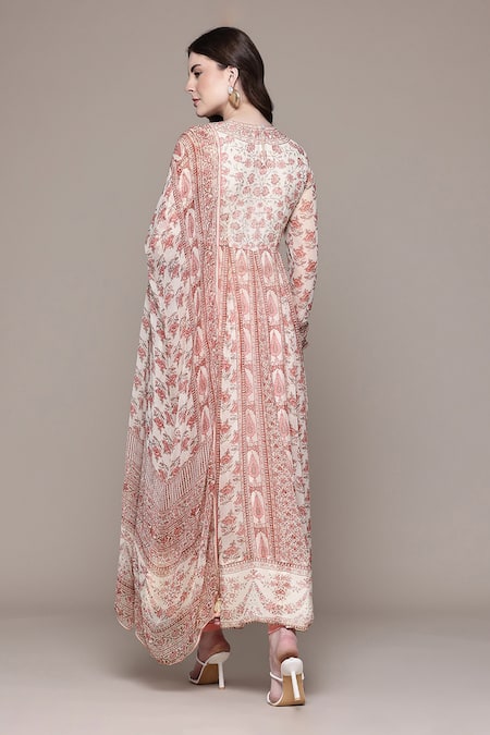 Ritu Kumar Inayat Floral Print Anarkali Set 