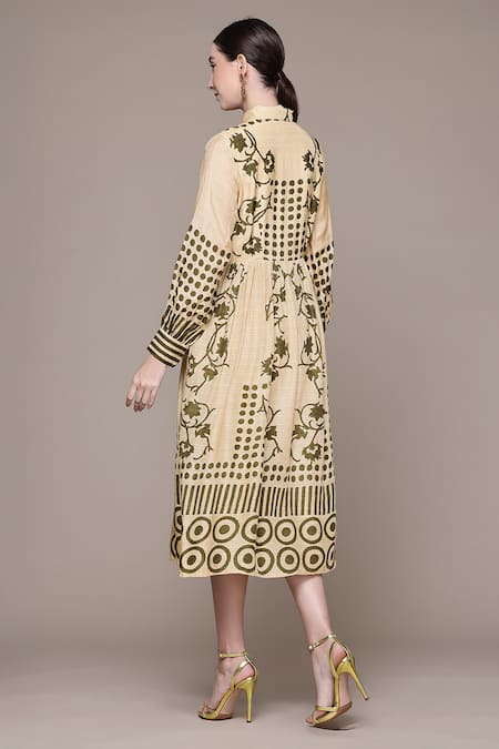 Ritu Kumar Kariyana Geometric Print Dress 