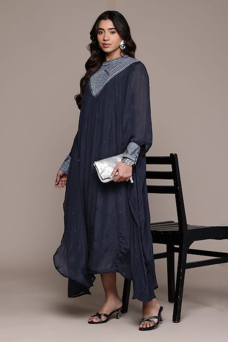 Ritu Kumar Oliva Embroidered Yoke Dress 