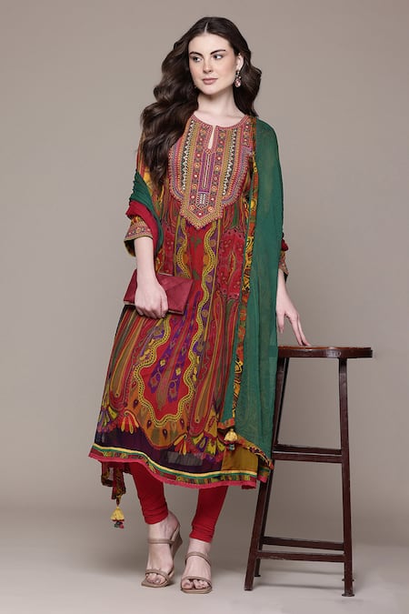Ritu Kumar Ruhi Paisley Print Kurta Set 