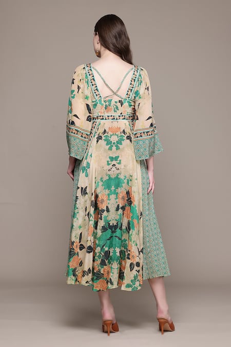 Ritu Kumar Tamannah Fit & Flare Printed Dress 