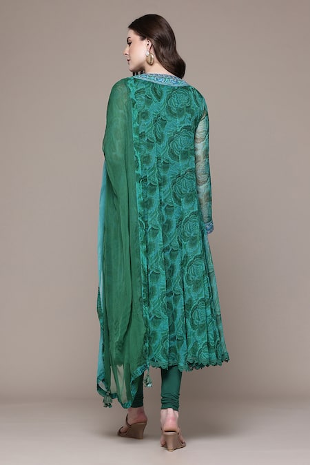 Ritu Kumar Aura Floral Print Anarkali Set 