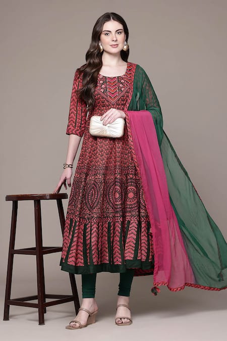 Ritu Kumar Jigisa Printed Anarkali Set 