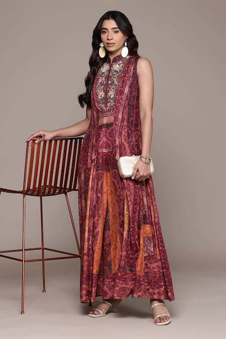 Ritu Kumar Rajas Abstract Print Flared Jumpsuit 