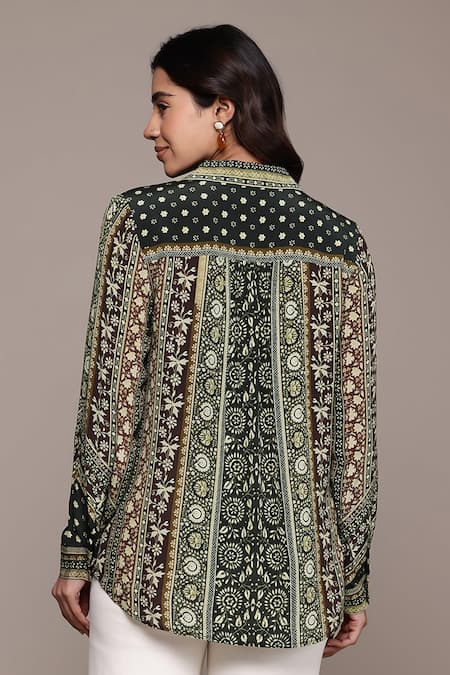 Ritu Kumar Zeya Printed Long Sleeve Shirt 