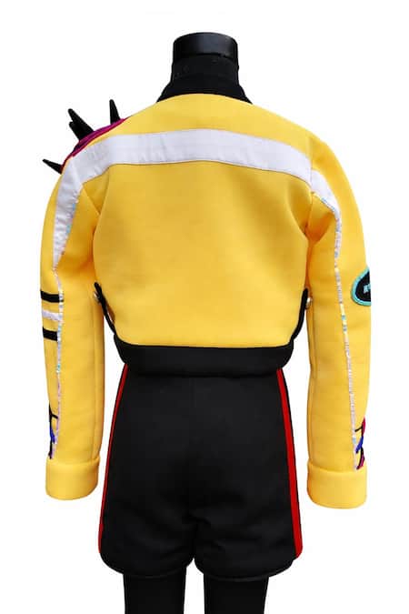 Toplove Kpop Rumi Yellow Jacket & Shorts Set 