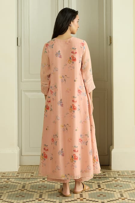 Vaayu Blossom Floral Print Kurta & Pant Set 