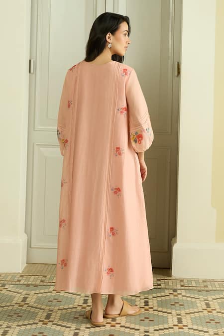 Vaayu Blossom Embroidered Dress 