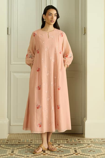 Vaayu Blossom Embroidered Dress 