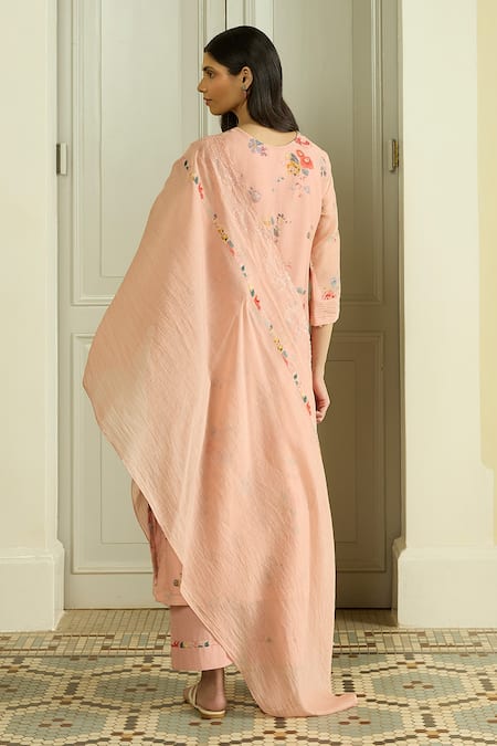 Vaayu Blossom Floral Print Kurta Set 