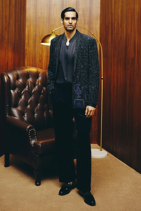 Dolly J Eclipse Velvet Blazer Set 