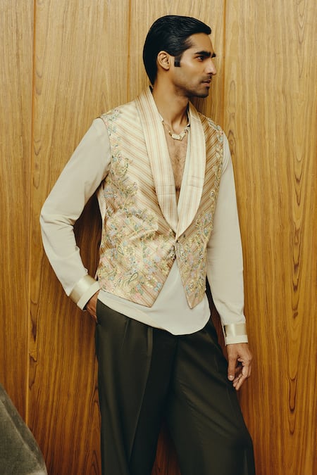 Dolly J The Verdure Work Waistcoat Pant Set 