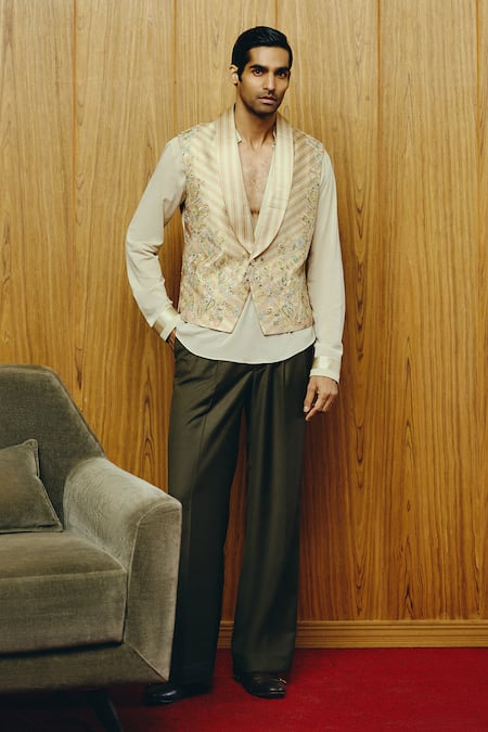 Dolly J The Verdure Work Waistcoat Pant Set 